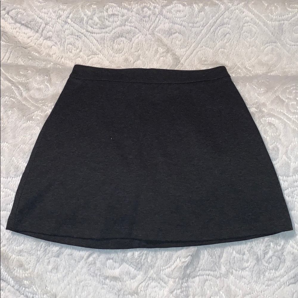 Grey Mini Skirt